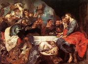 Peter Paul Rubens Christ at Simon the Pharisee oil painting reproduction